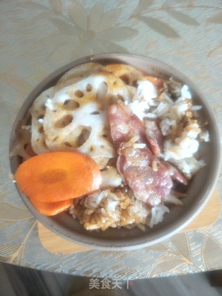 香肠煲仔饭的做法