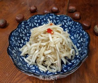葱油拌萝卜丝的做法