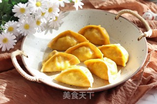 南瓜海麻线蒸饺，今儿立冬吃饺子了吗？
