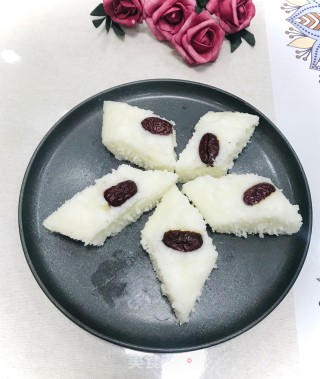 红枣蒸米糕#初冬甜品#的做法