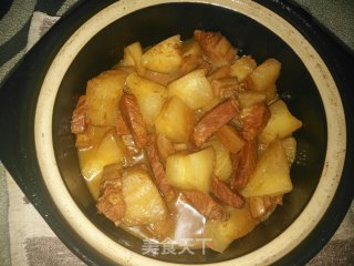 红烧肉炖萝卜的做法