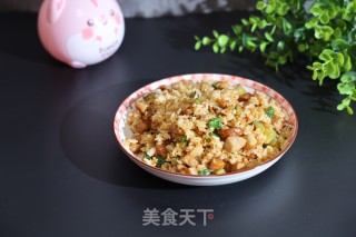 热狗黄瓜炒饭