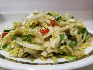 凉拌白菜丝的做法