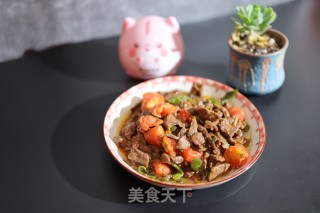 西红柿青椒炒牛肉的做法