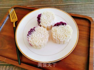 山药紫薯糕的做法