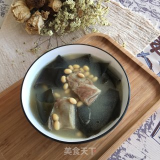 海带黄豆煲排骨的做法