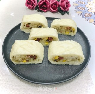 腊味糯米卷的做法