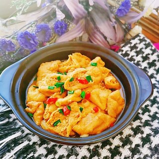 焖汁油豆腐的做法