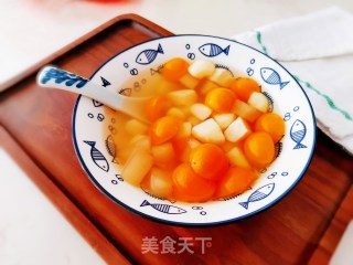金桔荸荠雪梨汤的做法