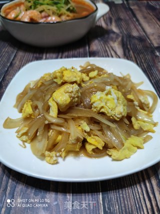 家常菜  圆葱炒蛋