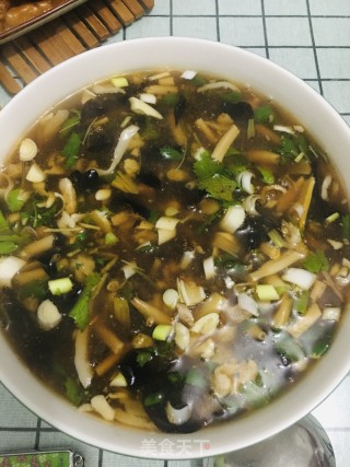 酸辣肉丝汤的做法