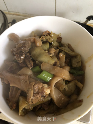 扁豆烧鸭的做法