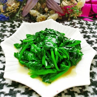 炒菠菜的做法