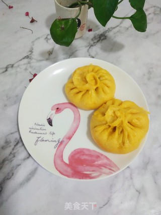 南瓜白菜猪肉粉条包的做法