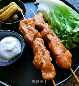 炸鸡肉串的做法