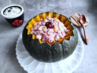 南瓜八宝饭的做法