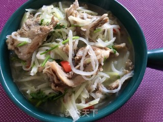 萝卜炖烤羊肉的做法