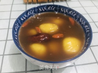 南瓜丸子红枣糖水的做法