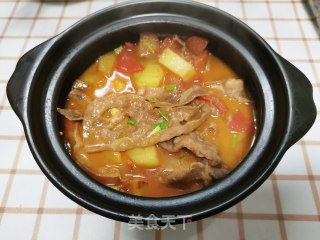 茄汁土豆肥牛卷的做法