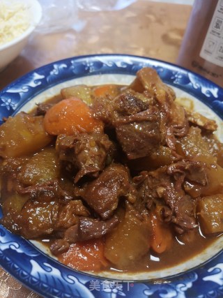 萝卜炖牛肉的做法