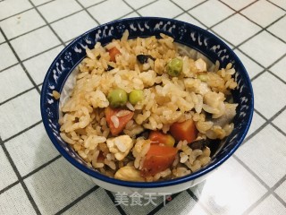 鸡肉香菇胡萝卜焖米饭的做法