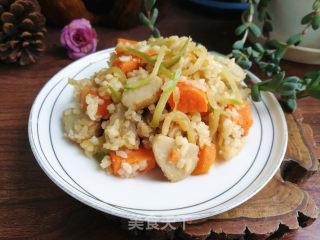 萝卜毛芋炒饭