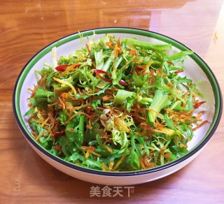 土豆丝拌苦菊的做法