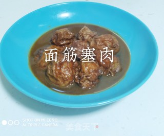 面筋塞肉的做法