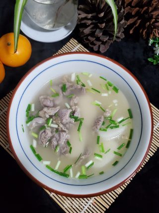 瘦肉年糕汤的做法