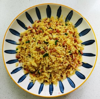黄金蛋炒饭的做法