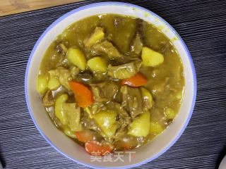 少油版咖喱土豆牛腩的做法