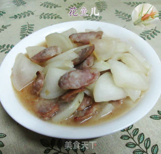 香肠煮萝卜的做法