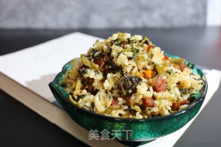 香肠酸菜炒饭的做法