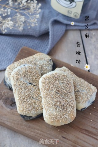 黑芝麻酱烧饼的做法