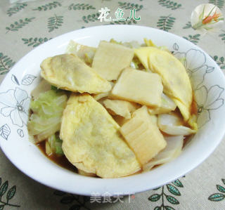 冬笋蛋饺大白菜的做法