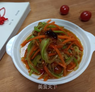 拌双丝的做法