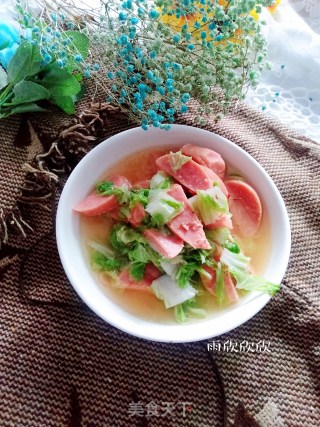 火腿炖白菜的做法
