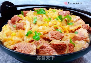 羊肉炖酸菜#羊肉#的做法