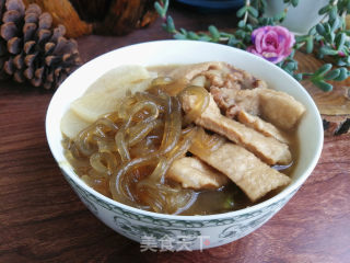酥肉萝卜炖粉条的做法