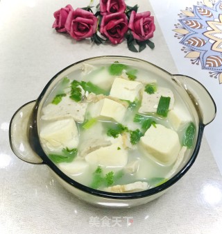 肉条炖豆腐的做法