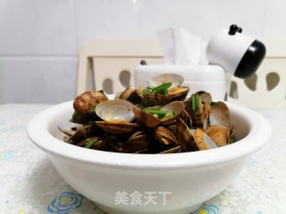 炒花甲的做法