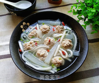 萝卜粉条肉圆汤的做法