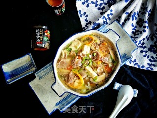 美味羊肉炖豆腐的做法