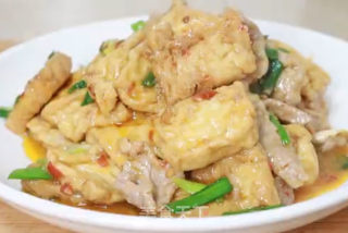 肉片豆腐的做法