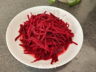 清炒紫菜头的做法