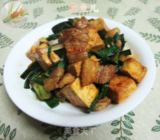 老豆腐盐煎肉的做法