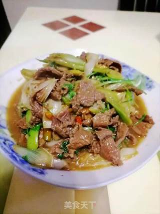 大葱炒羊肉的做法
