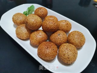 空心麻球的做法