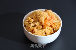 牛肉饼火腿西红柿炒饭