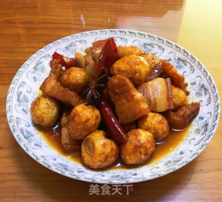 五花肉烧虎皮鹌鹑蛋的做法